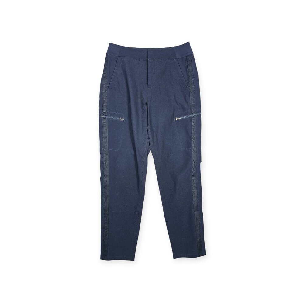 Athleta Wander Hybrid Cargo Pants - Women's 6 - Blue Nylon Blend